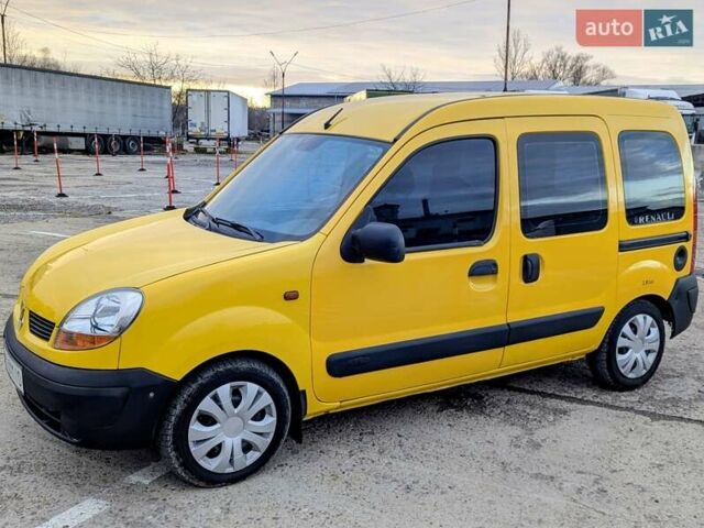 Желтый Рено Кенгу, объемом двигателя 1.46 л и пробегом 250 тыс. км за 2999 $, фото 5 на Automoto.ua