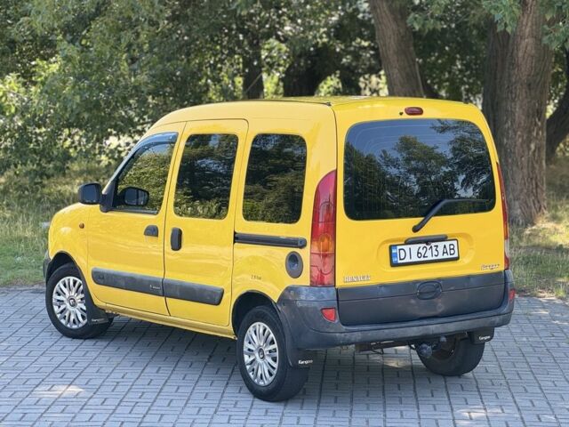 Желтый Рено Кенгу, объемом двигателя 1.5 л и пробегом 305 тыс. км за 4250 $, фото 8 на Automoto.ua