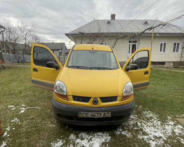 Желтый Рено Кенгу, объемом двигателя 1.46 л и пробегом 140 тыс. км за 4200 $, фото 3 на Automoto.ua
