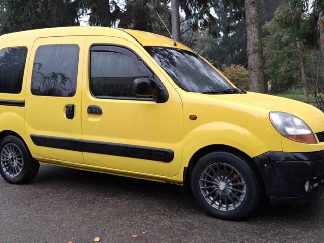 Желтый Рено Кенгу, объемом двигателя 1.5 л и пробегом 210 тыс. км за 3300 $, фото 4 на Automoto.ua