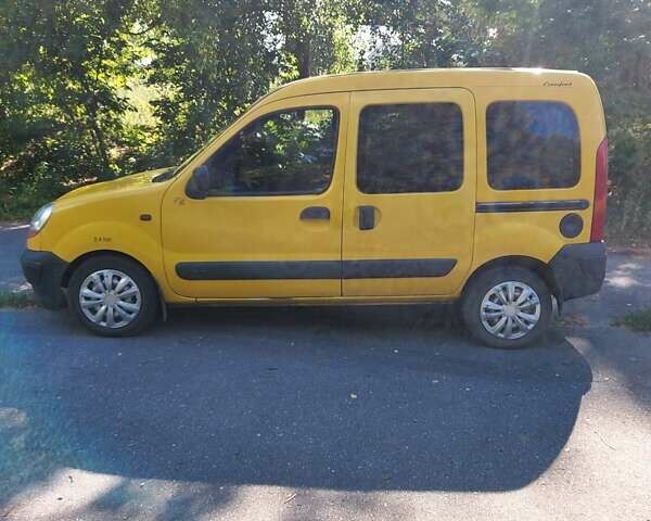 Желтый Рено Кенгу, объемом двигателя 1.46 л и пробегом 225 тыс. км за 3300 $, фото 12 на Automoto.ua