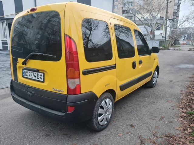 Жовтий Рено Кєнгу, об'ємом двигуна 1.5 л та пробігом 227 тис. км за 3000 $, фото 4 на Automoto.ua