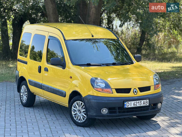 Желтый Рено Кенгу, объемом двигателя 1.5 л и пробегом 305 тыс. км за 4250 $, фото 2 на Automoto.ua