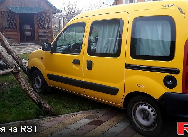 Желтый Рено Кенгу, объемом двигателя 1.9 л и пробегом 258 тыс. км за 3300 $, фото 11 на Automoto.ua
