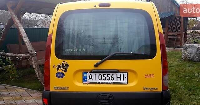 Желтый Рено Кенгу, объемом двигателя 1.9 л и пробегом 258 тыс. км за 3300 $, фото 3 на Automoto.ua