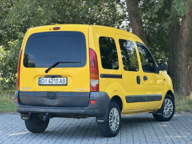 Желтый Рено Кенгу, объемом двигателя 1.5 л и пробегом 305 тыс. км за 4250 $, фото 10 на Automoto.ua