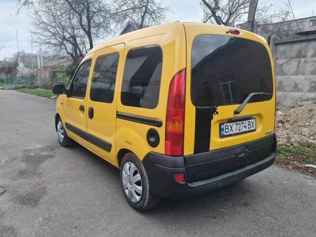 Жовтий Рено Кєнгу, об'ємом двигуна 1.5 л та пробігом 227 тис. км за 3000 $, фото 2 на Automoto.ua