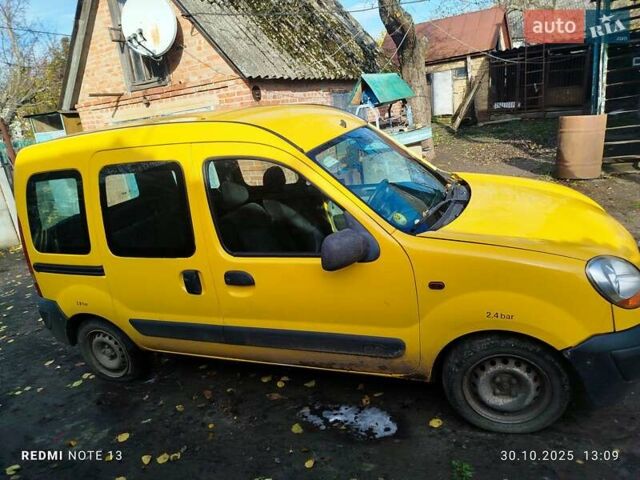 Желтый Рено Кенгу, объемом двигателя 1.5 л и пробегом 200 тыс. км за 2300 $, фото 8 на Automoto.ua