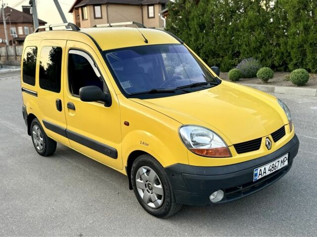 Желтый Рено Кенгу, объемом двигателя 1.5 л и пробегом 200 тыс. км за 3750 $, фото 8 на Automoto.ua