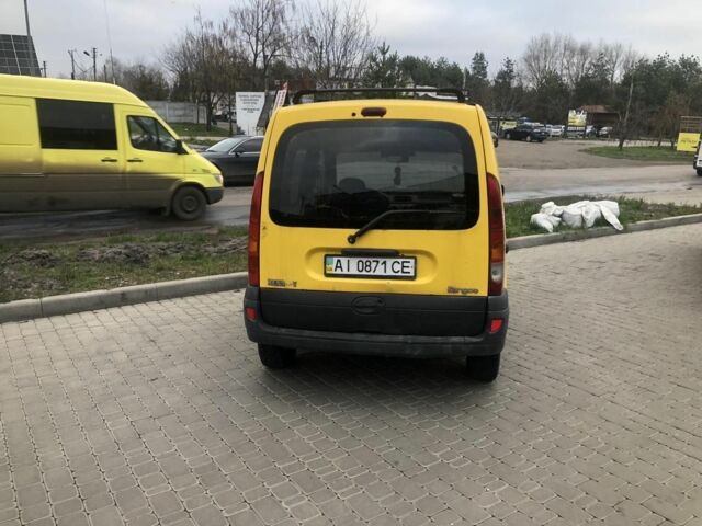 Жовтий Рено Кєнгу, об'ємом двигуна 1.5 л та пробігом 280 тис. км за 1700 $, фото 10 на Automoto.ua