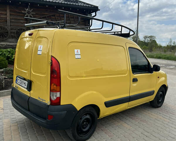 Желтый Рено Кенгу, объемом двигателя 1.46 л и пробегом 412 тыс. км за 2650 $, фото 4 на Automoto.ua