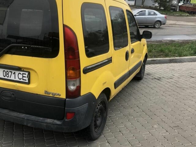 Жовтий Рено Кєнгу, об'ємом двигуна 1.5 л та пробігом 280 тис. км за 1700 $, фото 5 на Automoto.ua