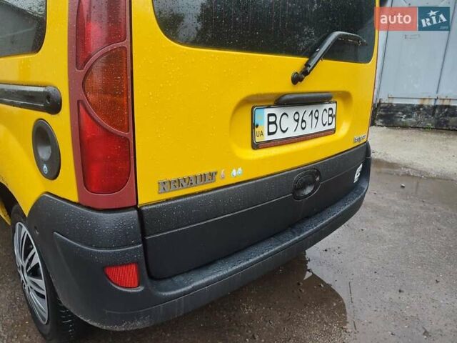 Желтый Рено Кенгу, объемом двигателя 1.5 л и пробегом 198 тыс. км за 3999 $, фото 15 на Automoto.ua