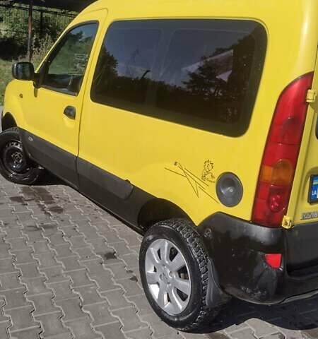 Желтый Рено Кенгу, объемом двигателя 1.87 л и пробегом 314 тыс. км за 3700 $, фото 6 на Automoto.ua