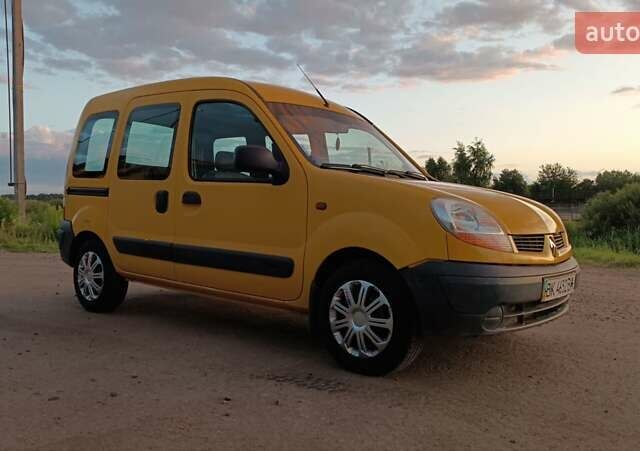 Желтый Рено Кенгу, объемом двигателя 1.5 л и пробегом 173 тыс. км за 3450 $, фото 12 на Automoto.ua