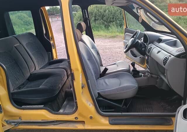 Желтый Рено Кенгу, объемом двигателя 1.5 л и пробегом 173 тыс. км за 3450 $, фото 47 на Automoto.ua