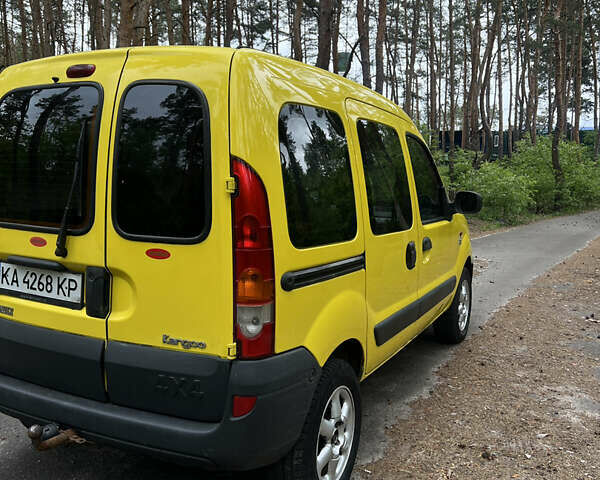 Желтый Рено Кенгу, объемом двигателя 1.9 л и пробегом 277 тыс. км за 4800 $, фото 3 на Automoto.ua