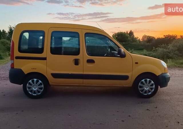 Желтый Рено Кенгу, объемом двигателя 1.5 л и пробегом 173 тыс. км за 3450 $, фото 10 на Automoto.ua