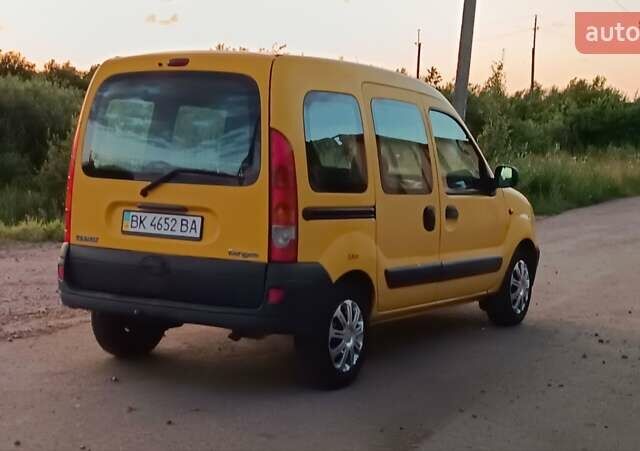 Желтый Рено Кенгу, объемом двигателя 1.5 л и пробегом 173 тыс. км за 3450 $, фото 7 на Automoto.ua