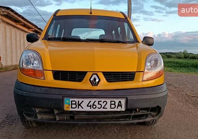 Желтый Рено Кенгу, объемом двигателя 1.5 л и пробегом 173 тыс. км за 3450 $, фото 16 на Automoto.ua