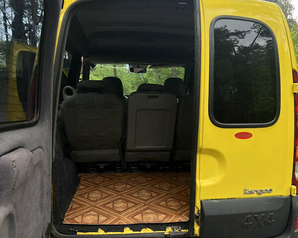 Желтый Рено Кенгу, объемом двигателя 1.9 л и пробегом 277 тыс. км за 4800 $, фото 8 на Automoto.ua