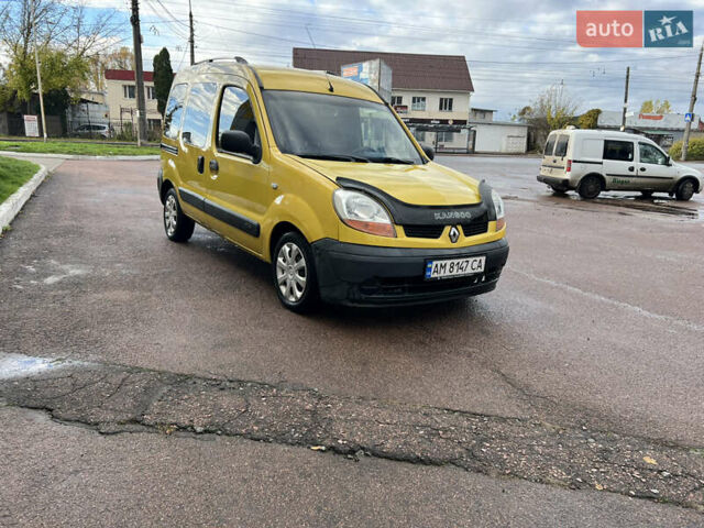 Рено Кєнгу 2006 у Житомирі на Automoto.ua Жовтий Рено Кєнгу, об'ємом двигуна 1.5 л та пробігом 300 тис. км за 3600 $, фото 3 на Automoto.ua