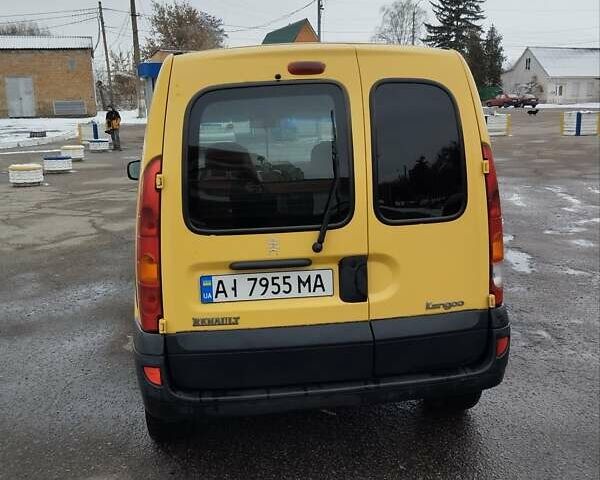 Жовтий Рено Кєнгу, об'ємом двигуна 1.46 л та пробігом 362 тис. км за 3650 $, фото 4 на Automoto.ua