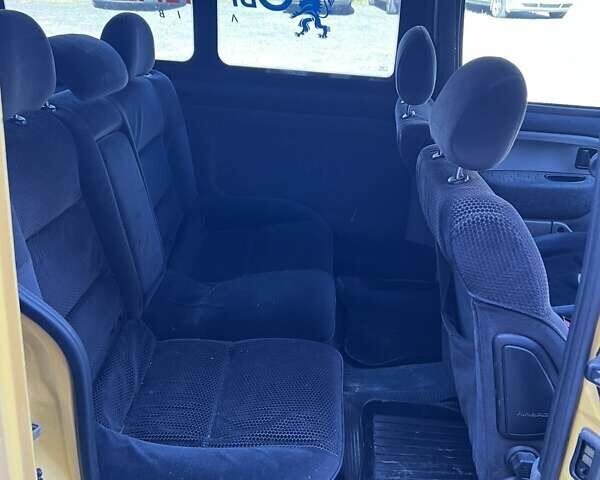 Желтый Рено Кенгу, объемом двигателя 1.46 л и пробегом 217 тыс. км за 2700 $, фото 10 на Automoto.ua