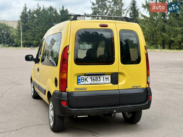 Жовтий Рено Кєнгу, об'ємом двигуна 1.46 л та пробігом 268 тис. км за 3400 $, фото 39 на Automoto.ua