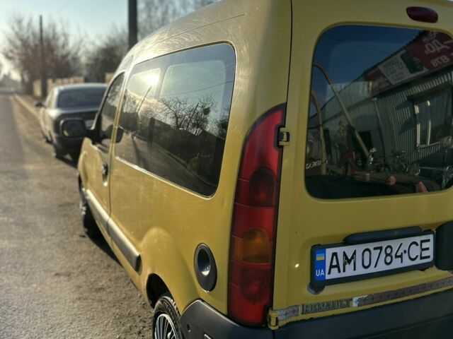Желтый Рено Кенгу, объемом двигателя 1.5 л и пробегом 365 тыс. км за 3250 $, фото 9 на Automoto.ua