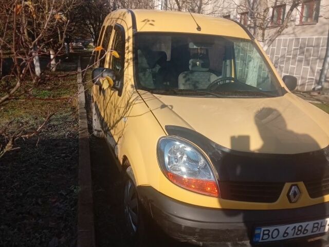 Желтый Рено Кенгу, объемом двигателя 1.5 л и пробегом 294 тыс. км за 3300 $, фото 1 на Automoto.ua