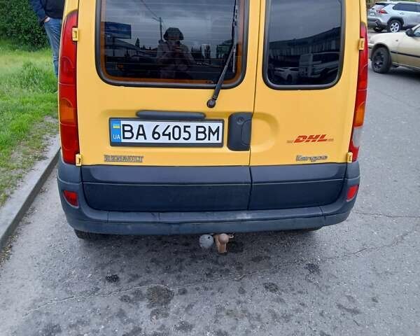 Желтый Рено Кенгу, объемом двигателя 1.46 л и пробегом 116 тыс. км за 5200 $, фото 2 на Automoto.ua