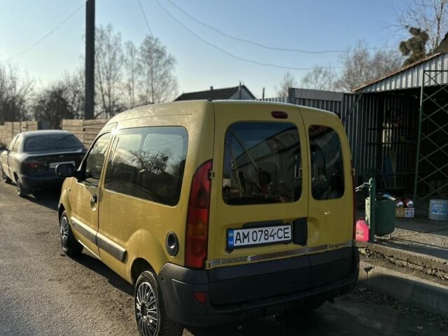Желтый Рено Кенгу, объемом двигателя 1.5 л и пробегом 365 тыс. км за 3250 $, фото 6 на Automoto.ua