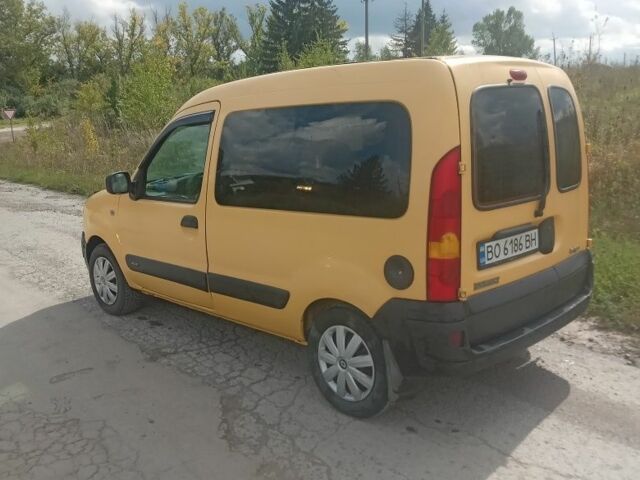 Желтый Рено Кенгу, объемом двигателя 1.5 л и пробегом 390 тыс. км за 3400 $, фото 3 на Automoto.ua