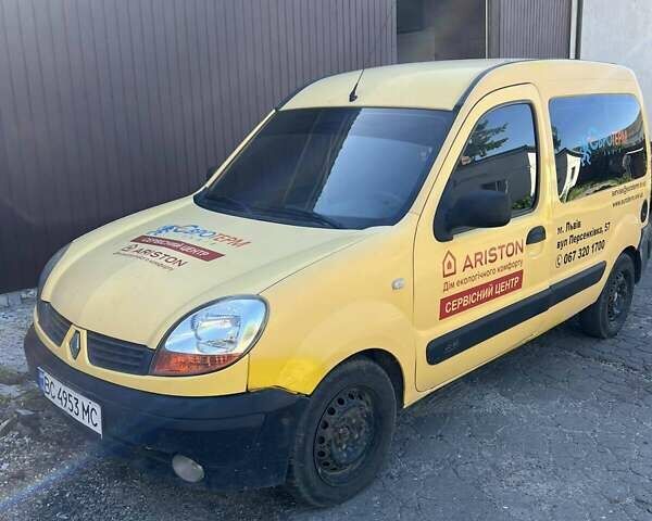 Рено Кенгу 2006 в Львове на Automoto.ua Желтый Рено Кенгу, объемом двигателя 1.46 л и пробегом 216 тыс. км за 2800 $, фото 2 на Automoto.ua
