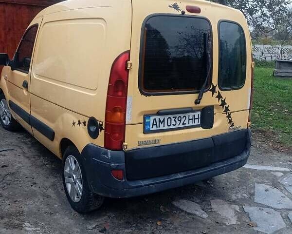 Рено Кєнгу 2006 у Житомирі на Automoto.ua Жовтий Рено Кєнгу, об'ємом двигуна 1.46 л та пробігом 290 тис. км за 2350 $, фото 3 на Automoto.ua