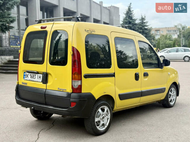 Желтый Рено Кенгу, объемом двигателя 1.46 л и пробегом 298 тыс. км за 3600 $, фото 25 на Automoto.ua
