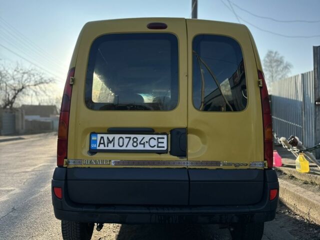Желтый Рено Кенгу, объемом двигателя 1.5 л и пробегом 365 тыс. км за 3250 $, фото 2 на Automoto.ua