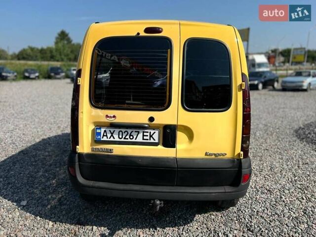 Желтый Рено Кенгу, объемом двигателя 1.5 л и пробегом 180 тыс. км за 4000 $, фото 3 на Automoto.ua