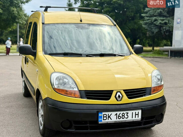 Желтый Рено Кенгу, объемом двигателя 1.46 л и пробегом 298 тыс. км за 3600 $, фото 2 на Automoto.ua