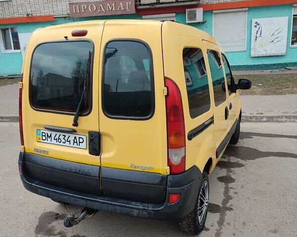 Желтый Рено Кенгу, объемом двигателя 1.46 л и пробегом 340 тыс. км за 4200 $, фото 2 на Automoto.ua
