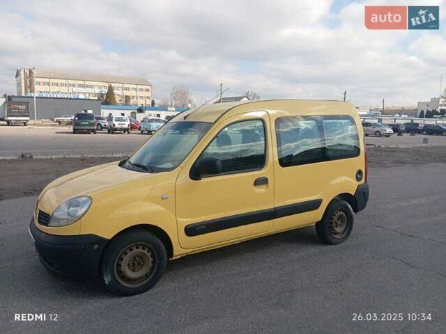 Жовтий Рено Кєнгу, об'ємом двигуна 1.5 л та пробігом 220 тис. км за 3200 $, фото 5 на Automoto.ua