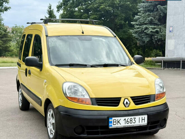 Желтый Рено Кенгу, объемом двигателя 1.46 л и пробегом 298 тыс. км за 3600 $, фото 11 на Automoto.ua