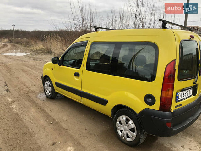 Желтый Рено Кенгу, объемом двигателя 1.5 л и пробегом 230 тыс. км за 3400 $, фото 3 на Automoto.ua