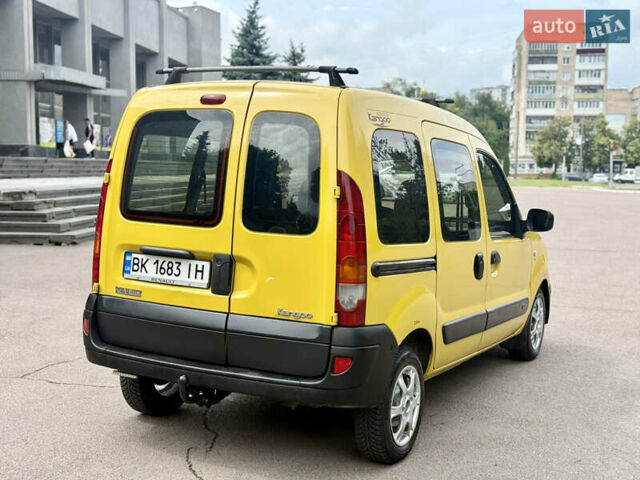 Жовтий Рено Кєнгу, об'ємом двигуна 1.46 л та пробігом 268 тис. км за 3400 $, фото 32 на Automoto.ua