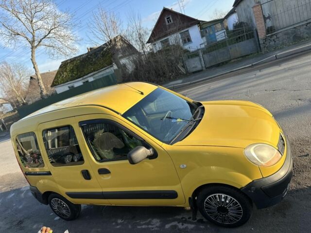 Желтый Рено Кенгу, объемом двигателя 1.5 л и пробегом 365 тыс. км за 3250 $, фото 3 на Automoto.ua