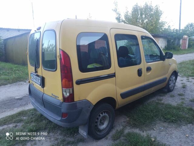 Желтый Рено Кенгу, объемом двигателя 1.5 л и пробегом 210 тыс. км за 3700 $, фото 4 на Automoto.ua