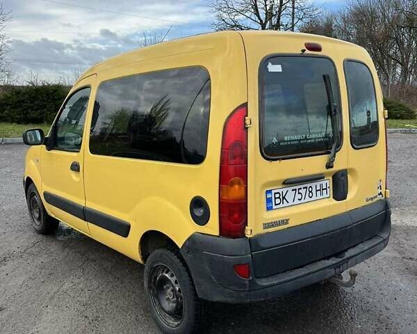 Жовтий Рено Кєнгу, об'ємом двигуна 1.46 л та пробігом 267 тис. км за 3850 $, фото 2 на Automoto.ua