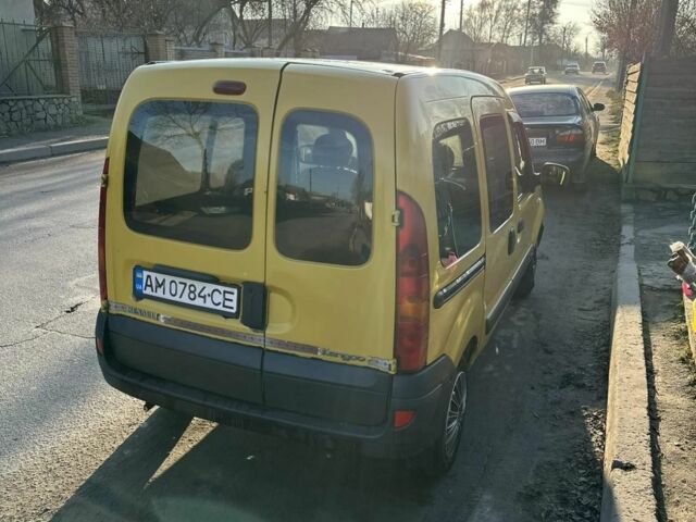 Желтый Рено Кенгу, объемом двигателя 1.5 л и пробегом 365 тыс. км за 3250 $, фото 5 на Automoto.ua