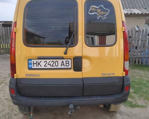 Жовтий Рено Кєнгу, об'ємом двигуна 1.5 л та пробігом 280 тис. км за 4200 $, фото 3 на Automoto.ua